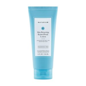 Naturium Skin-Renewing Retinol Body Lotion, Advanced Firming Anti-Aging Skin Care, with Encapsulated Retinol & Shea Butter, 8 oz