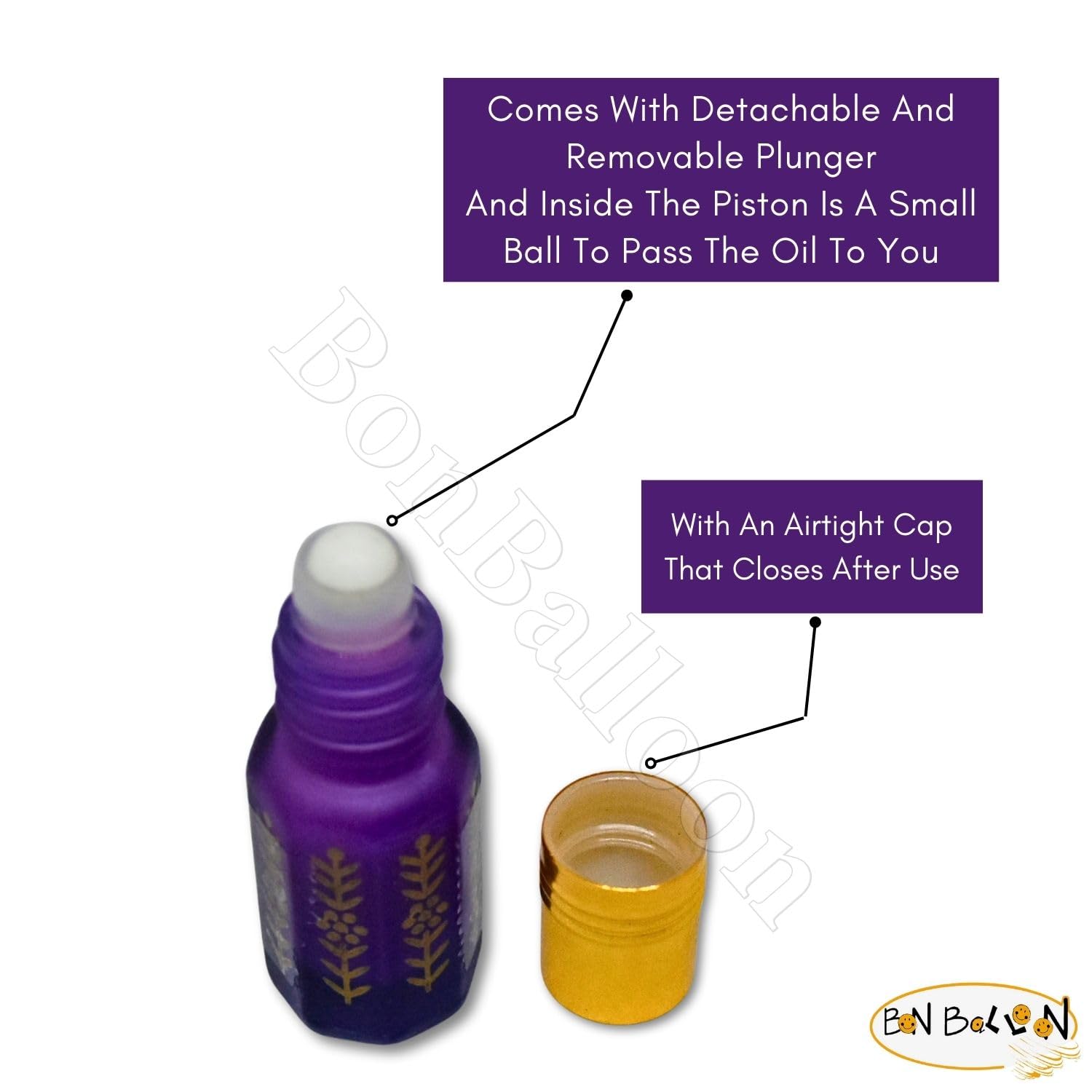 Natural Perfume Lebanese Oud Arabian Alcohol Free Attar Arabic Perfumes Musk Arab Fragrance Oriental Scent Oil Roll In Bottle ( 0.10 oz / 3 ml عود لبناني ) - Image 3