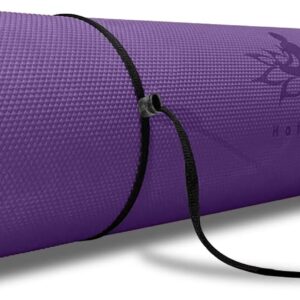 Hatha Yoga Thick TPE Yoga Mat 72″x 27″x1/3 inch Non Slip Eco Friendly Exercise Mat for Yoga Pilates & Floor Workouts