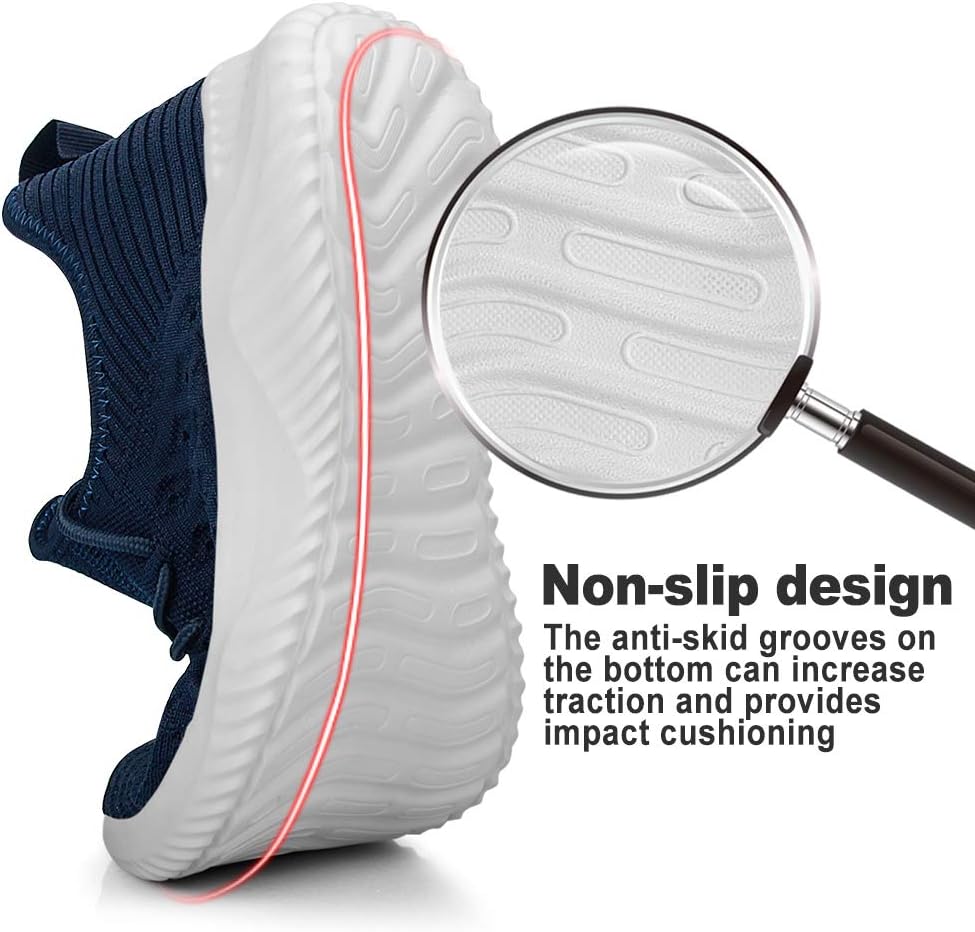 Feethit Mens Slip On Walking Shoes Lightweight Breathable Non Slip Running Shoes Comfortable Fashion Sneakers for Men - Image 4