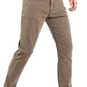 Heyfanee Mens Lightweight Jeans Slim Fit Stretch Denim Pants for Men