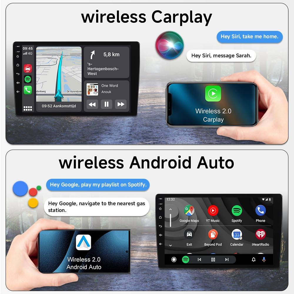 ASURE 10.1 inch Android 15 Car Stereo Radio for Honda Accord 2013-2017 Base Version Cars, 4+64G GPS Navigation Head Unit with Wireless Carplay Android Auto,1280x800 Touchscreen Multimedia Player - Image 5