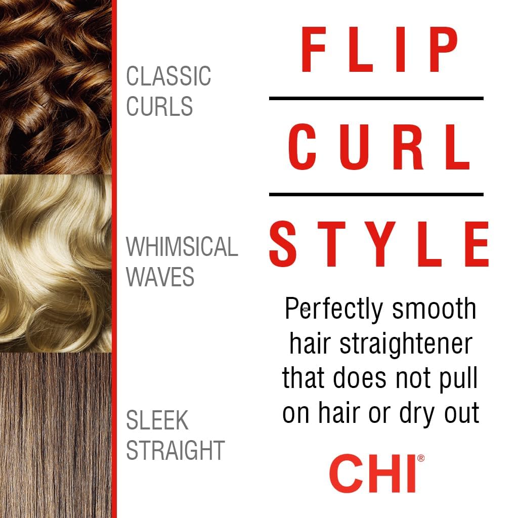 CHI Original 1" Ceramic Hair Straightener Flat Iron for Hair Styling, Advanced Ceramic Technology for Frizz-Free Smooth Shine,Floating Plates for Easy Glide, Analog On/Off Switch,Salon-Quality Results - Image 5