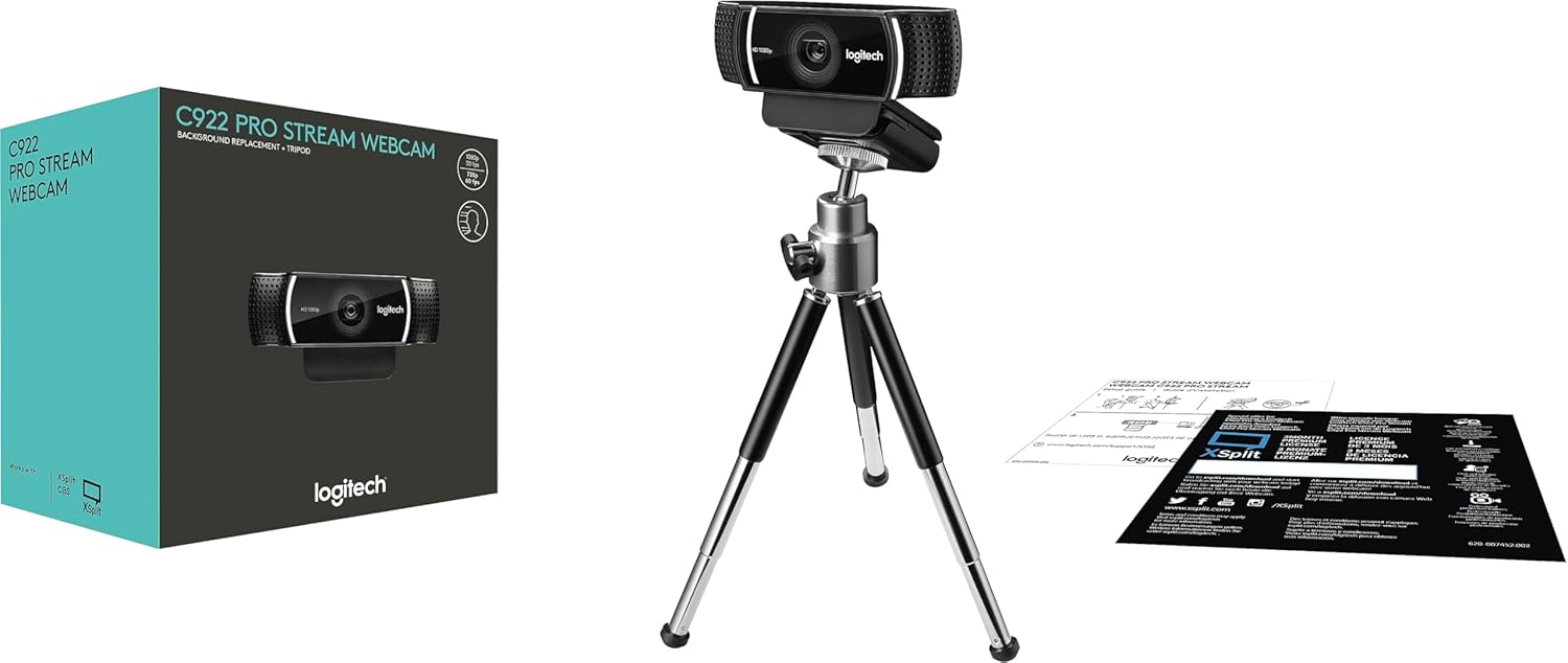 logitech C922 Pro Stream Webcam 1080P Camera for HD Video Streaming & Recording 960-001087(Renewed) - Image 5
