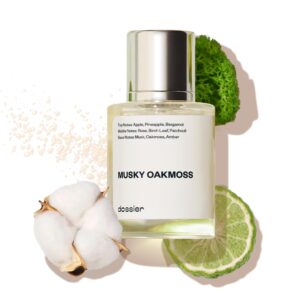Dossier – Musky Oakmoss – Eau de Parfum – Inspired by Creed’s Aventus – Perfume Luxury – Pure Infused – Paraben-Free – Vegan – For Men – Fragrance 1.7 oz (Spray 50ml)