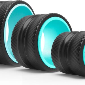 FitBeast Back Roller – Deep Tissue Massage Wheel, Yoga Wheel & Back Stretcher for Pain Relief