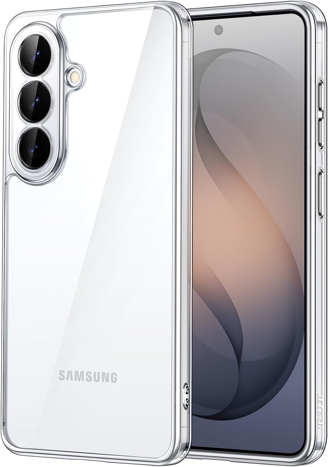 JETech Case for Samsung Galaxy S26, Camera Lens Full Protection, Non-Yellowing Shockproof Bumper Phone Cover, Anti-Scratch Hard PC Back (Clear)