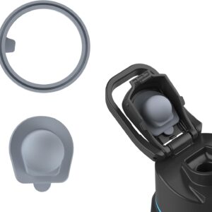 WATERH 1 Set Replacement Silicone Stopper & O Ring Gasket, Compatible with 24/32oz Boost Smart Water Bottle, Water Bottles Lid Rubber Seals and Mouthpiece Replacement Parts