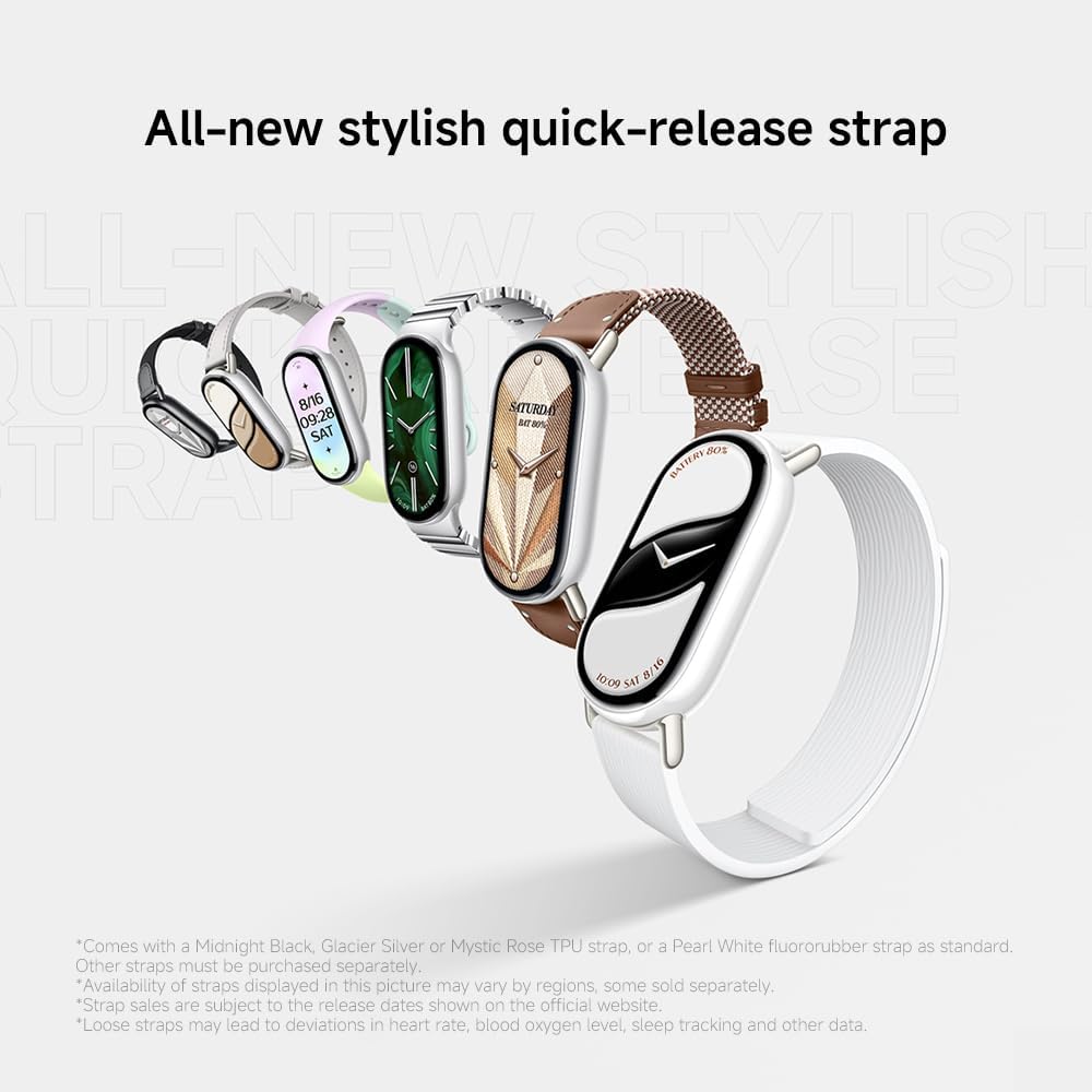 XIAOMI Mi Smart Band 10 (2025) Global Version - 1.72" AMOLED Display | 21 Days Battery Life | Touchscreen, Multi-Sport Tracker, Activity Tracker, Heart Rate Monitor | BT5.4 - (Midnight Black) - Image 8