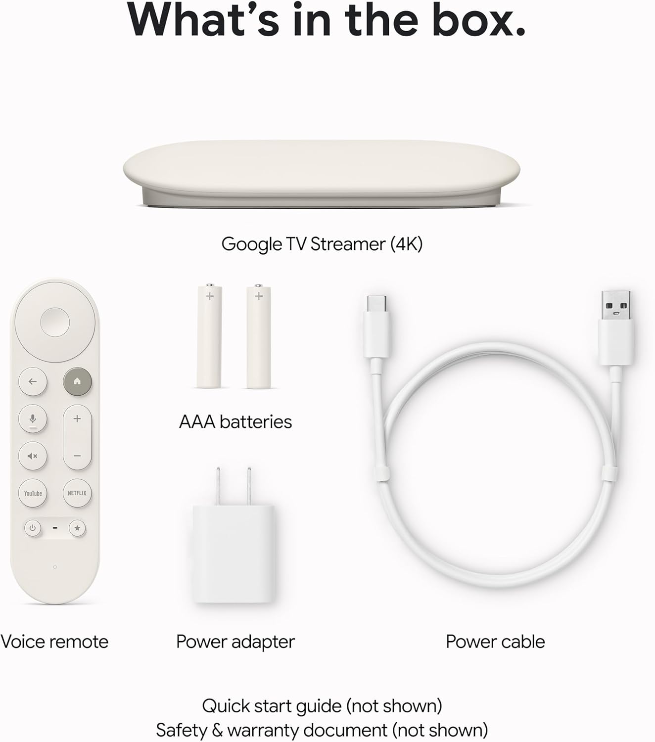 Google TV Streamer 4K - Fast Streaming Entertainment on Your TV with Voice Search Remote - Watch Movies, Shows, Live TV, and Netflix in 4K HDR - Smart Home Control - 32 GB of Storage - Porcelain - Image 9
