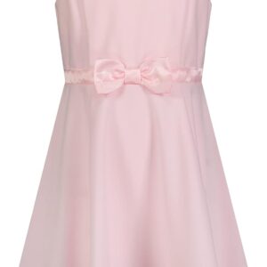 Calvin Klein Girls’ Sleeveless Party Dress, Fit and Flare Silhouette, Round Neckline & Back Zip Closure