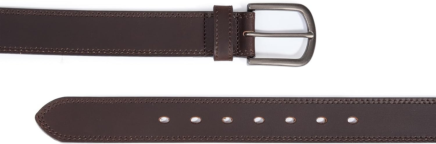 Men's Full Grain Leather Belt for Everyday Casual Jeans, 1.5" Handmade Men Leather Belts with Gift Box - Image 5