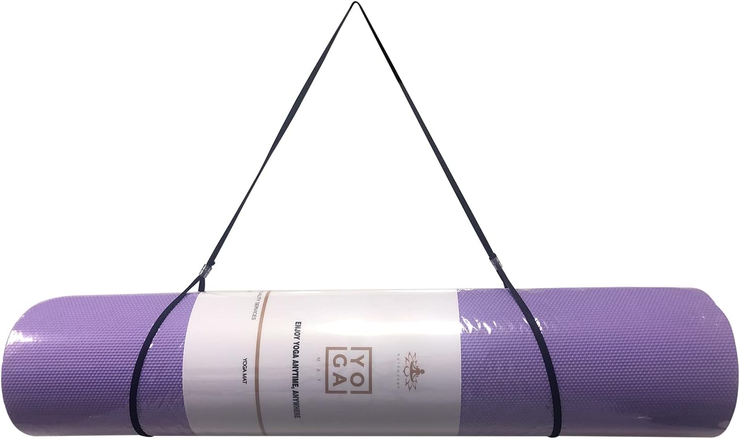 Hatha Yoga Thick TPE Yoga Mat 72"x 27"x1/3 inch Non Slip Eco Friendly Exercise Mat for Yoga Pilates & Floor Workouts - Image 9