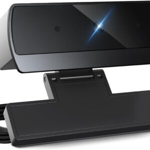 HD 1080p Webcam with Microphone, USB Computer Web Camera, Streaming Camera, Noise Reduction, Auto Light Correction, Plug & Play for PC/Laptop, Works with Zoom, Skype, Teams