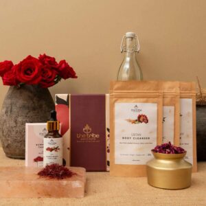 The Tribe Concept Niyama Essentials Box, Everyday Essentials for Face and Body Glow with 4 Bestselling products and 1 Coconut Bowl, Chemical Free Natural, Perfect Gift 50 g Pack of 1 Multi