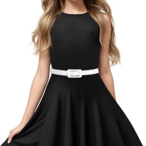 HB HBB MAGIC Girls Vintage Dress 50s Retro Twirling Special Occasion Dresses Size 6-14 Sleeveless Kids Dress
