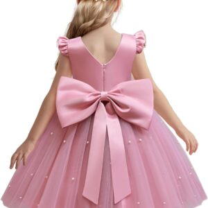 NNJXD Princess Girl Flower Dress Tulle Wedding Party Pageant Gown