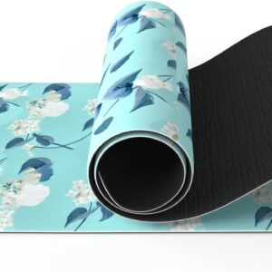 FOLAI Extra Thick Yoga Mat 6mm，pilates mat thick – Non-Slip Exercise Mat for HIIT, Pilates & Home Workouts & Workout with Free Carry Strap