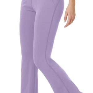 TOPYOGAS Womens Flare Yoga Pants High Waist Tummy Control Bootcut Flare Leggings Workout Wide Leg Pants with Pockets