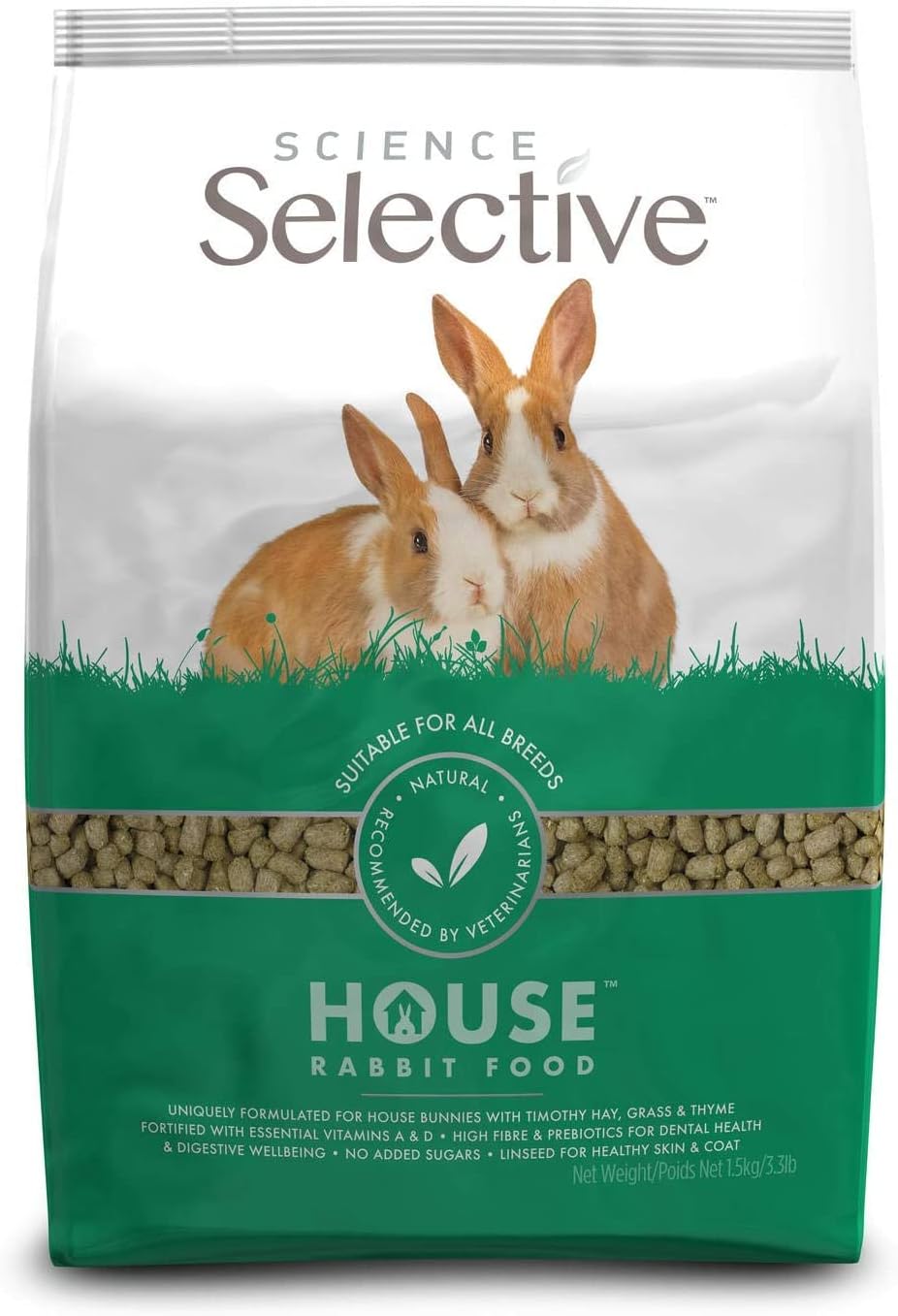 Supreme Petfoods Science Selective House Rabbit Food, Brown,Natural,52.8 ounces - Image 2