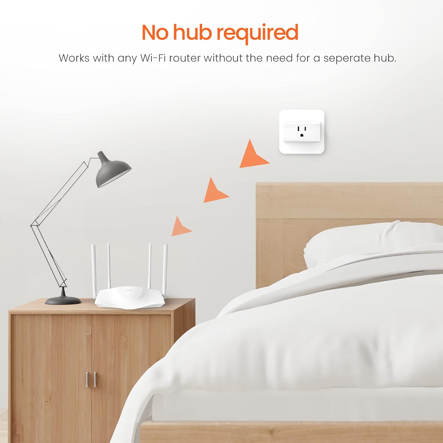 TENDA SP3 (2 Pack) Smart Plug WiFi Outlet Switch, Compatible with Alexa & Google Assistant for Voice Control, Timer & Schedule Function, Compact Design, UL FCC RoHS Certified, No Hub Required - Image 6