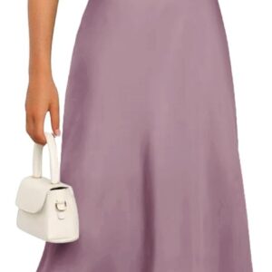 KIRUNDO Women’s 2026 Spring Summer Satin Wedding Guest Midi Dress Off The Shoulder Wrap Party Cocktail Formal Prom Dresses
