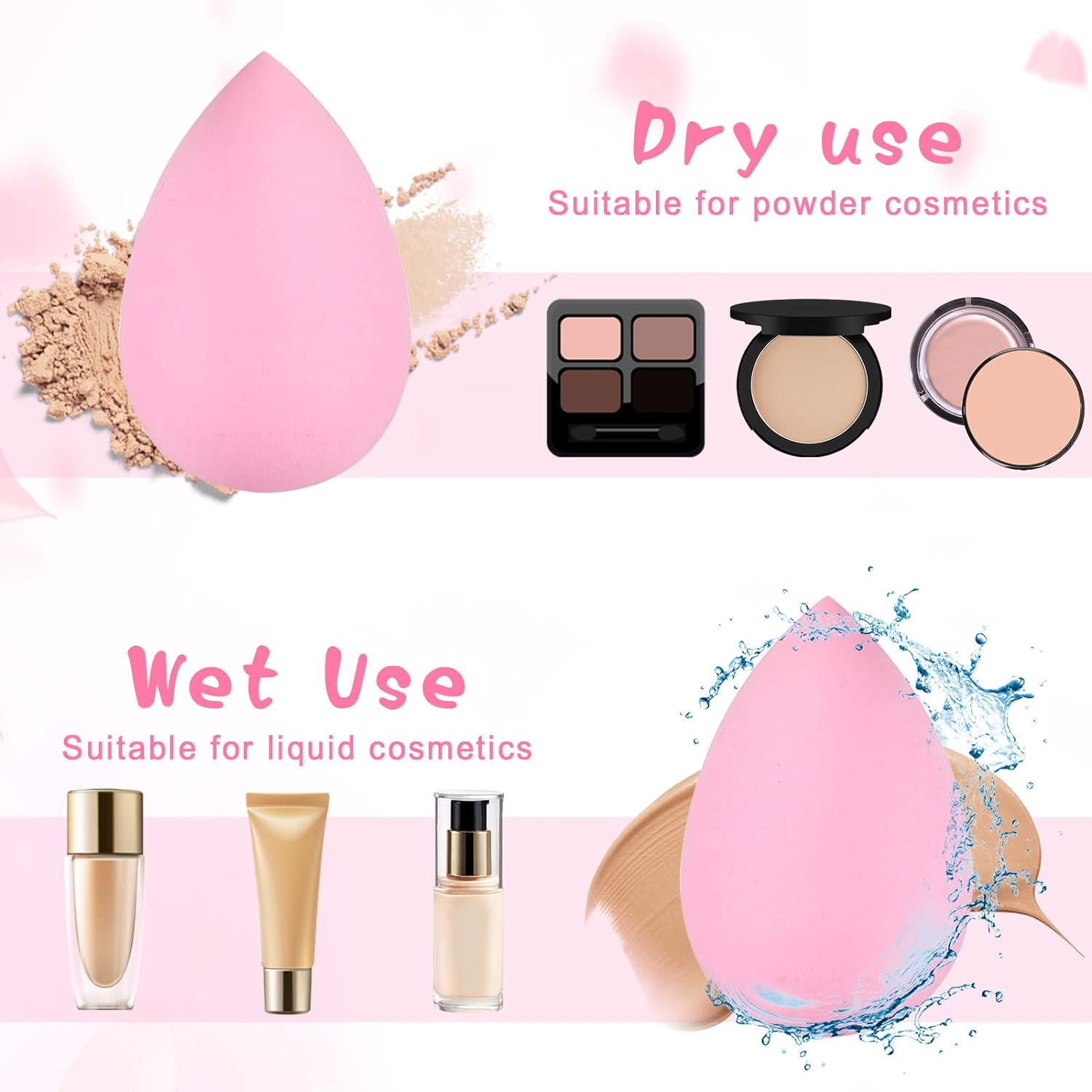 40Pcs Mini Makeup Sponge Multi Colored Beauty Sponges Professional Foundation Sponge Super Soft Facial Makeup Tools for Foundation, Powder, Liquid - Image 5