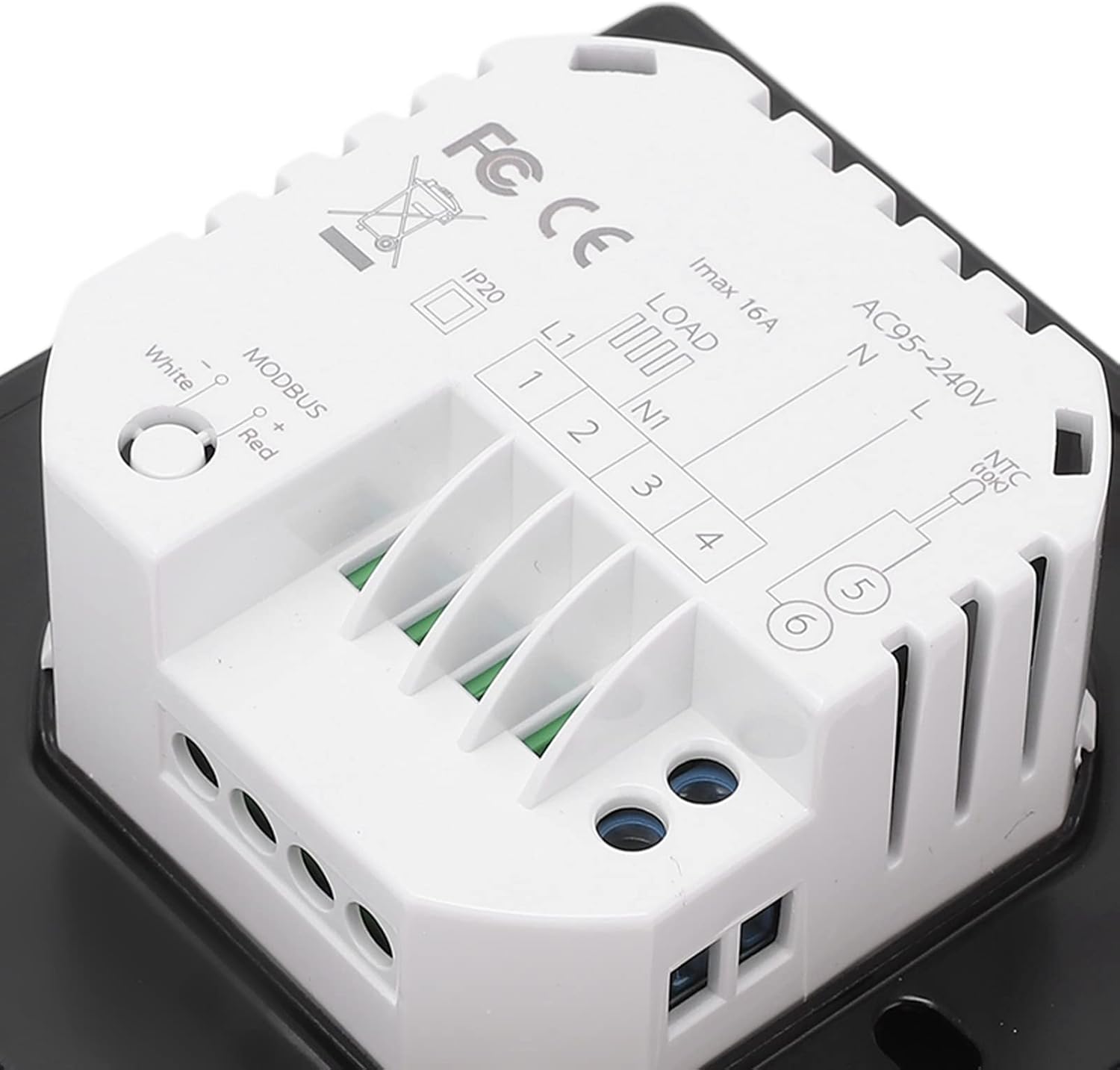 Smart Thermostat, Smart Thermostat Professional WIFI Programmable APP Control Energy Saving Flame Retardant Home Thermostat 95 to, Programmable - Image 4
