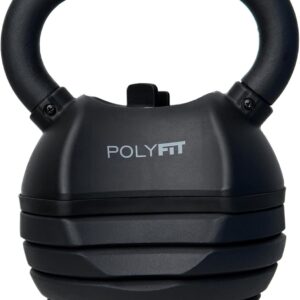 Polyfit Adjustable Kettlebell Set | 30/40/50 lbs | Kettlebell Weights for Home Gym