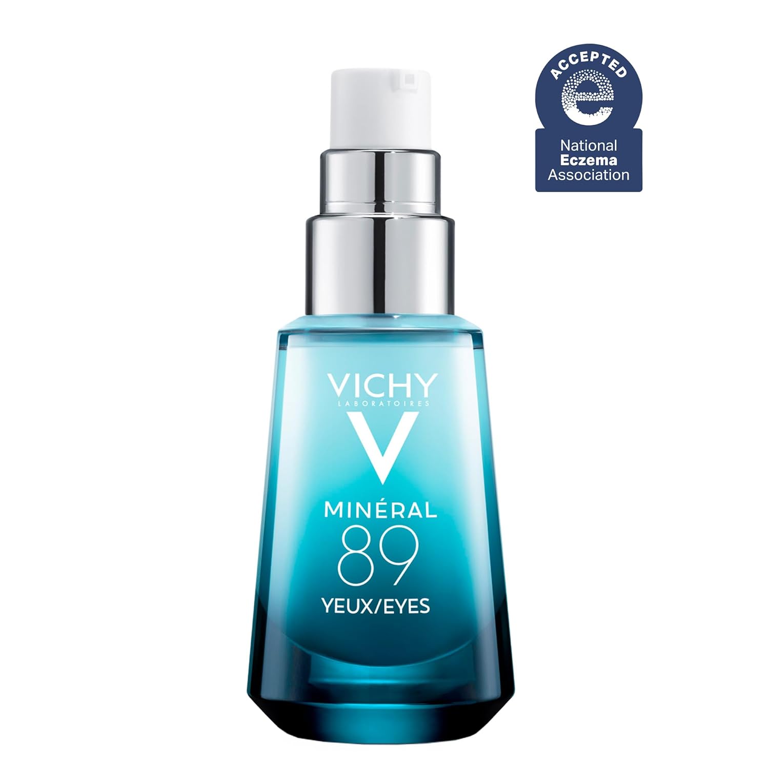 Vichy Mineral 89 Eye Serum, Hyaluronic Acid and Caffeine Cream, Under Eye Cream For Dark Circles, Hydrating & Puffiness Reducer, Opthalmologist Tested - Image 7