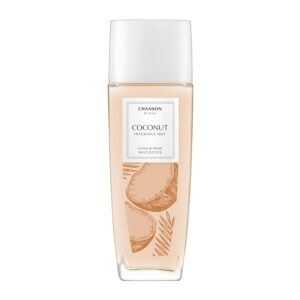 Chanson Coconut Hair & Body Mist for Women 2.5 fl oz (Pack of 1), Notes of Pear, Coconut Water, and Sandalwood, Women’s Fragrance, Long Lasting, Everyday Fragrance, Travel Size