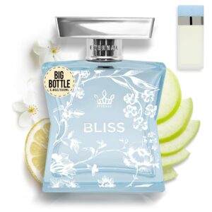 Eternal Fragrance – Eternal Bliss – Inspired by Designer Citrus Green Apple Perfume – 3.4 oz (100ml) – EDP – Long-lasting – Vegan – Clean Ingredients – Perfume Spray for Women – 2000 sprays per bottle