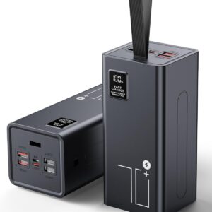 Portable Charger 70000mAh Power Bank Fast Charging, External Battery Pack High Capacity, 30W USB C Battery Bank PD&QC 3.0,5 Output 2 Input, LED Display Powerbank for iphone Tablet Camping Travel