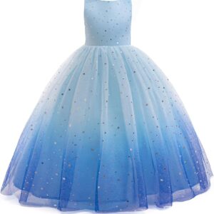 Flower Girls Tulle Dress Bridesmaid Sparkle Wedding Pageant Dresses Princess Birthday Party
