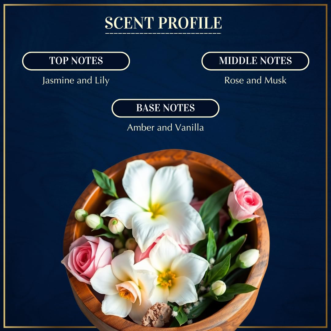 Dukhni White Musk Attar Oil Arabic perfume oils for men and women | 30ml Pure musky attar roll on perfume, alcohol free mild scent | Eid, Ramadan, Umrah Gifts & Hampers, Vegan Islamic Fragrances - Image 2