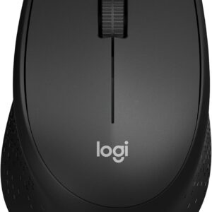 Logitech M330 Silent Wireless Mouse, 2.4GHz with USB Receiver, Optical Tracking, Quiet & Lightweight, Long Battery Life, for PC, Mac, Laptop, Chromebook – Black