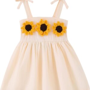 Toddler Baby Girl Dress Newborn Girl Dresses Infant Sleeveless Halter Sundress Baby Clothes for Girls 3M-3T
