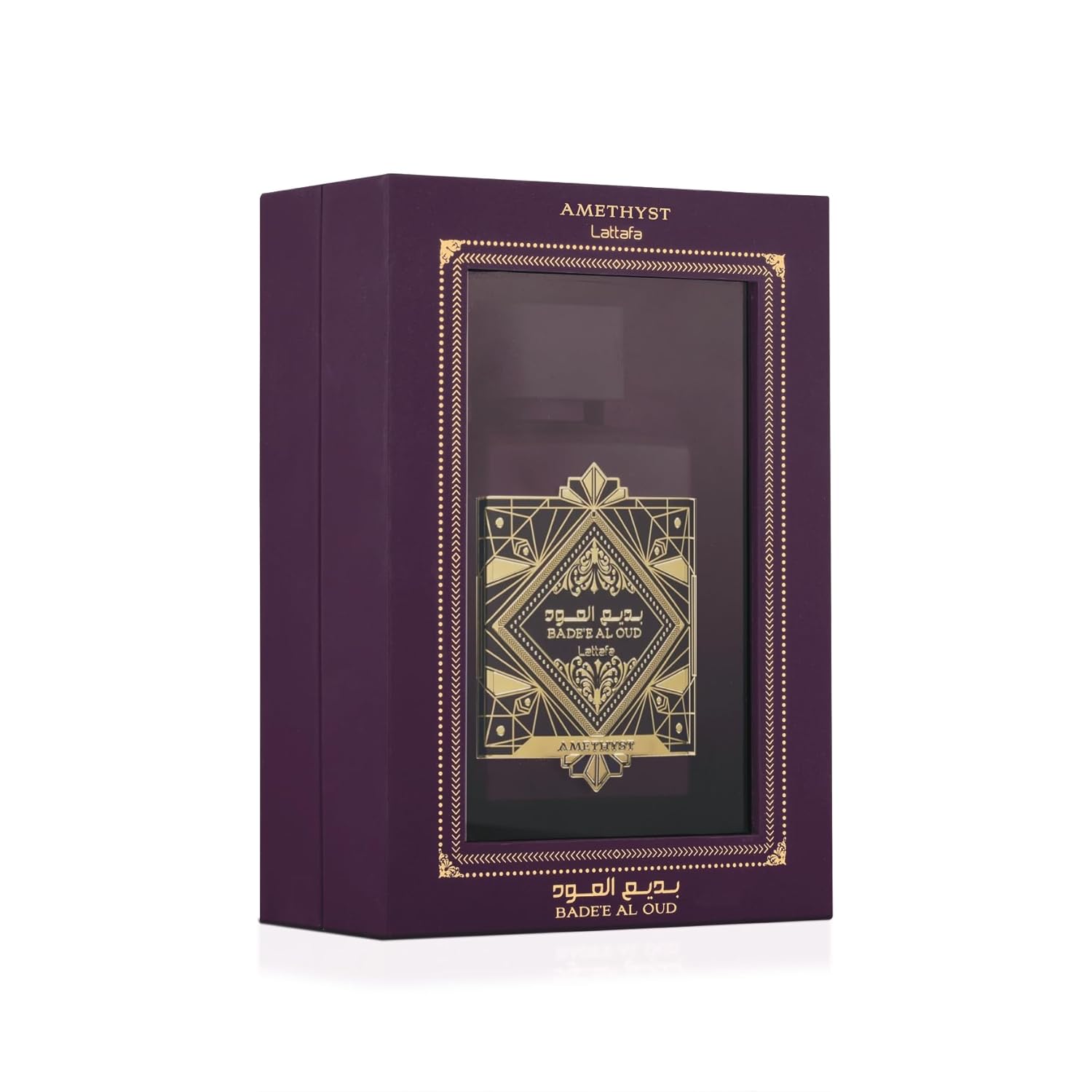 Lattafa Bade'e Al Oud Amethyst for Unisex Eau de Parfum Spray, 3.4 Ounce / 100 Ml - Image 2