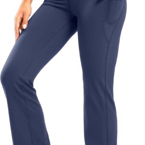 28″/30″/32″/34″ Inseam Women’s Bootcut Yoga Pants Long Bootleg High-Waisted Flare Pants with Pockets