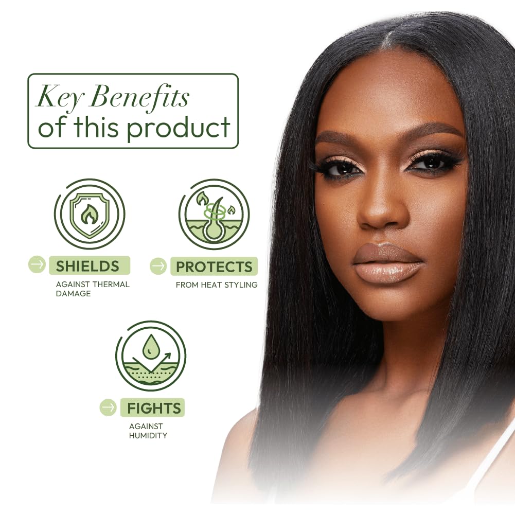 ORS Olive Oil Heat Protection Hair Serum infused with Coconut Oil for Restorative Shine 6 Ounces - Image 6