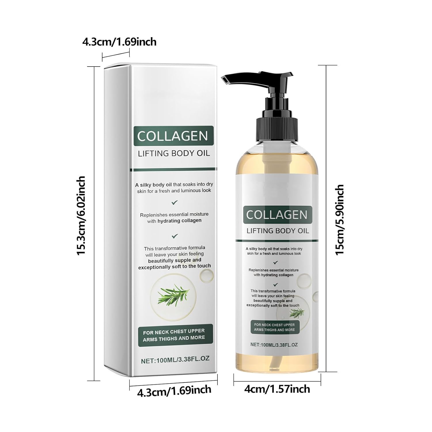 Collagen Lifting Body Oil,Anti-Aging Wrinkle Removal & Collagen Lifting Body Oil for All Skin Type Tightening. (1Pcs) - Image 6
