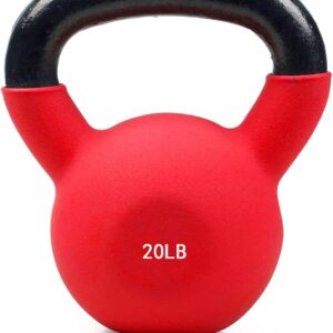 RitFit Neoprene Coated Kettlebell Weight Set, Solid Cast Iron