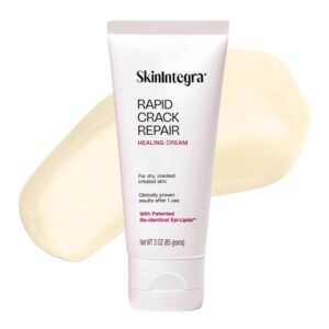 Rapid Crack Repair Cream, 25% Urea with Lactic Acid, Restores Cracked Heels and Diabetic Feet, Post-Surgery Scar Care, Fragrance-Free Barrier Cream, 3 oz