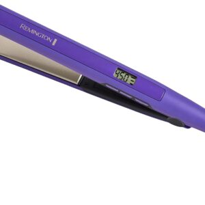 Remington 1″ Flat Iron, Hair Straightener with Anti-Static Technology, 30-Second Heat Up & 60 Minute Auto Shut-Off, 30% Longer Ceramic Floating Plates, Titanium + Ceramic Coating