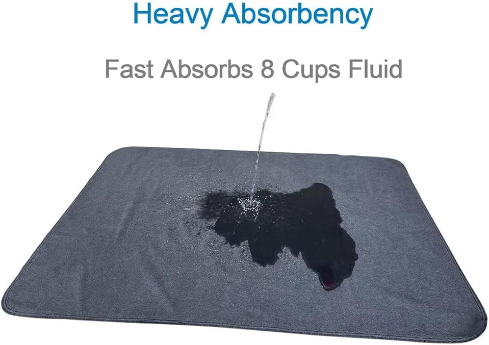 Peepeego Non-Slip Dog Pads Extra Large 72" x 72", Washable Pee Pads with Fast Absorbent, Reusable, Waterproof for Training, Whelping, Housebreaking, Incontinence, for Playpen - Image 2