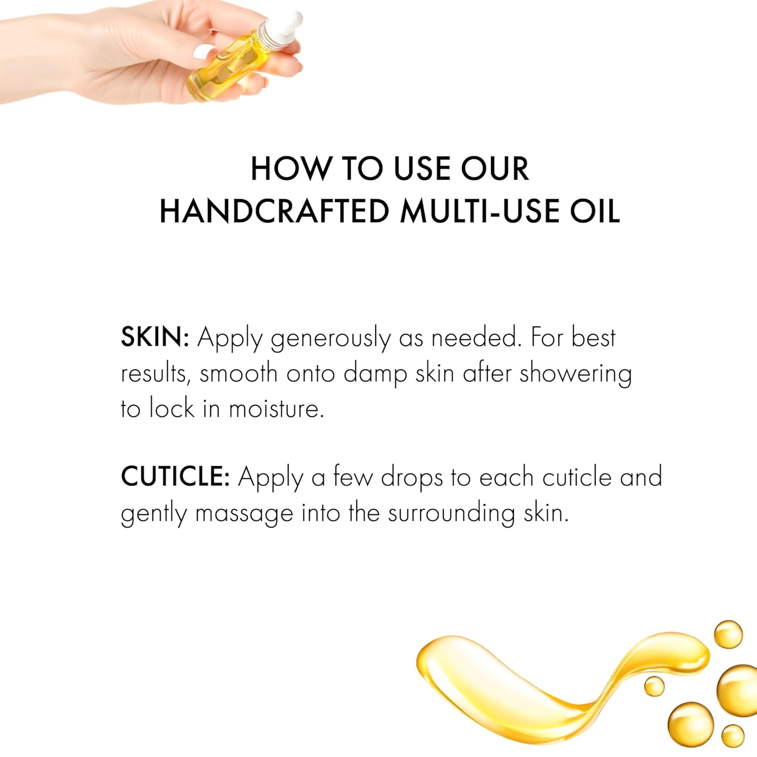 Warm Vanilla Bean Body Oil - Moisturizing Body Oil for Soft, Glowing Skin with Almond & Jojoba Oil (4 fl oz) - Image 9