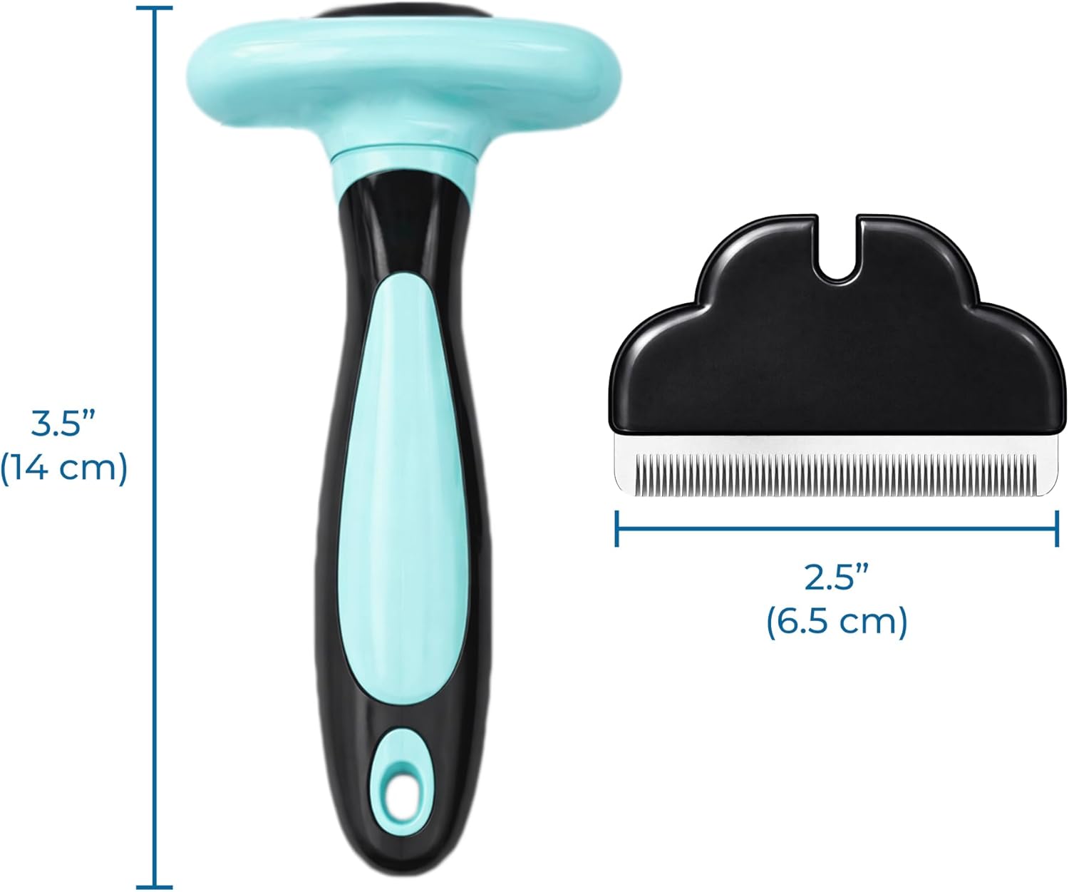 SunGrow Dog & Cat Deshedding Brush, Minimizes Shedding, Enhances Coat Health, Gentle on Skin, Suitable for Rabbits & Ferrets - Image 7