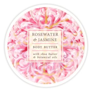 Greenwich Bay – 8 oz. Botanical Body Butter – Rosewater & Jasmine
