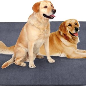 Peepeego Non-Slip Dog Pads Extra Large 72″ x 72″, Washable Pee Pads with Fast Absorbent, Reusable, Waterproof for Training, Whelping, Housebreaking, Incontinence, for Playpen