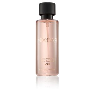MIX:BAR Cloud Musk Hair + Body Mist Spray for Women + Girls – Musk, Cardamom, Iris, Jasmine, Cotton Peony, Tonka Beans, Choco, Vanilla, Almond Fragrance Notes – Bedroom + Hair + Body Oil Spray – 5oz